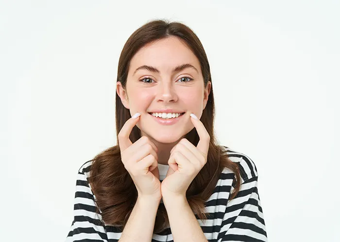 Patient receiving dental care