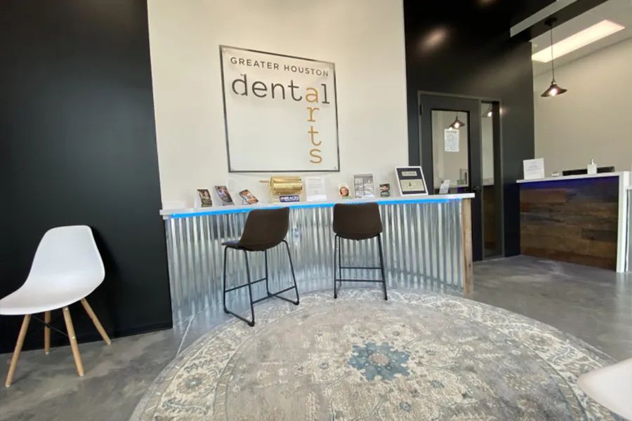 Consultation office with frosted glass